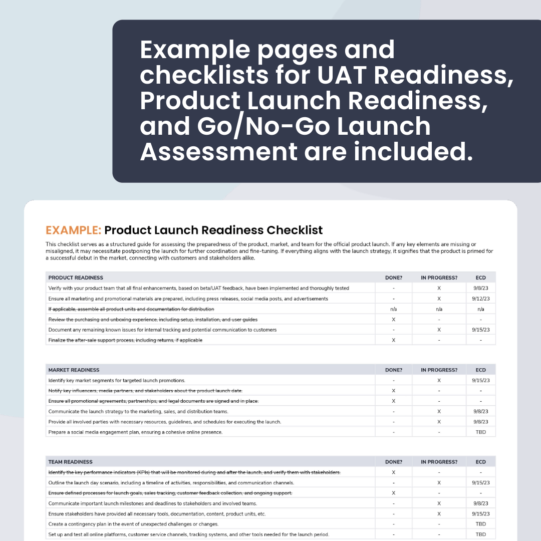 Readiness Checklist Templates for UAT Template Library Readiness Checklist Templates for UAT Template Library
